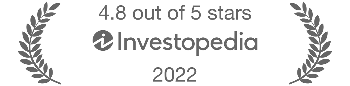 4.8 out of 5 stars, Investopedia, 2022.